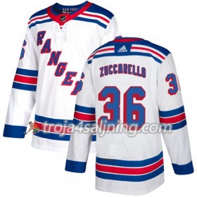 New York Rangers tröja Mats Zuccarello 36 Vit 2017-2018 Adidas Authentic - Dame NHL Tröjor